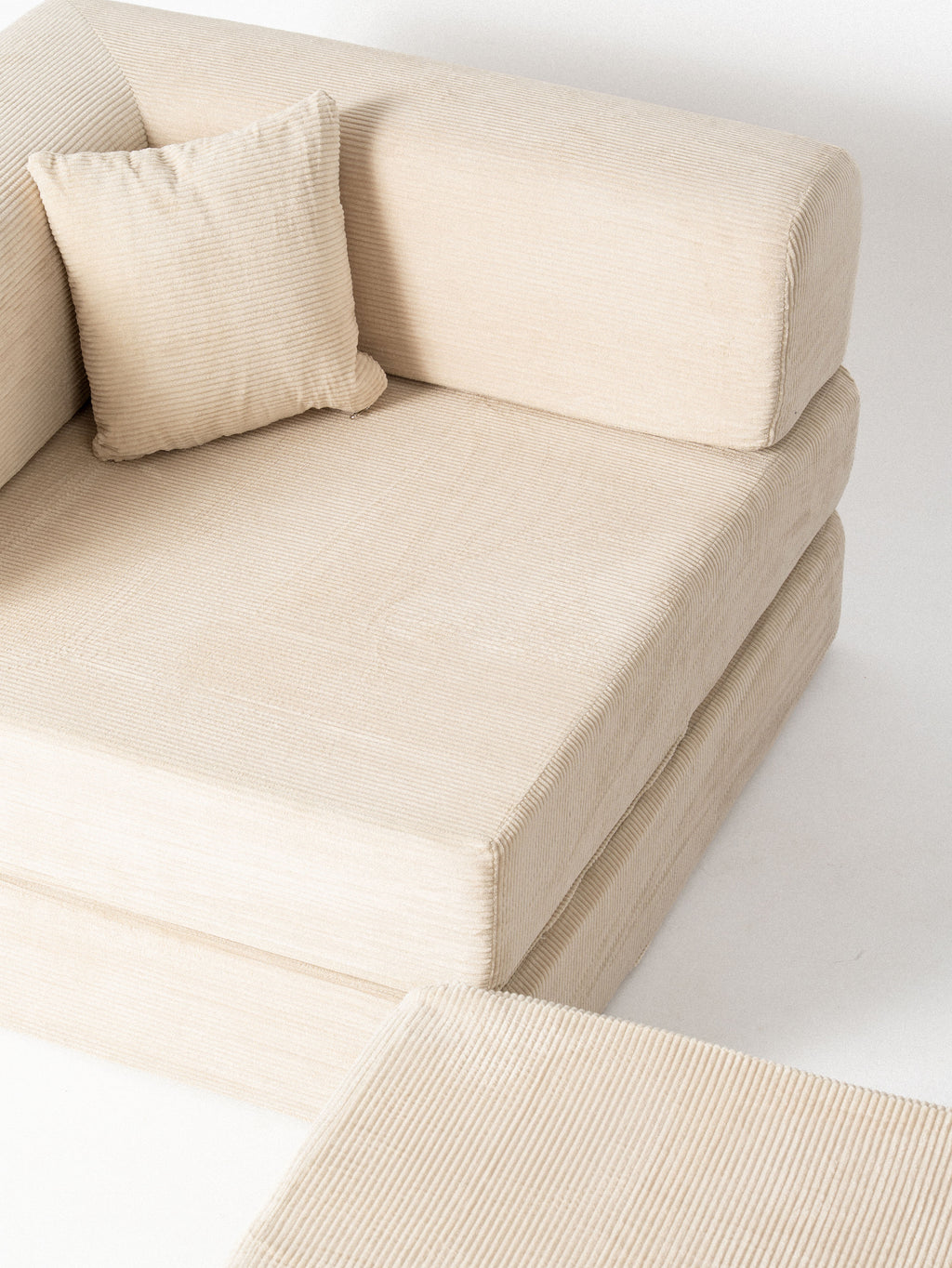 Sofá Gianni 2 Cuerpos — Tapizado en Corduroy | Estructura Metálica | 203 cm