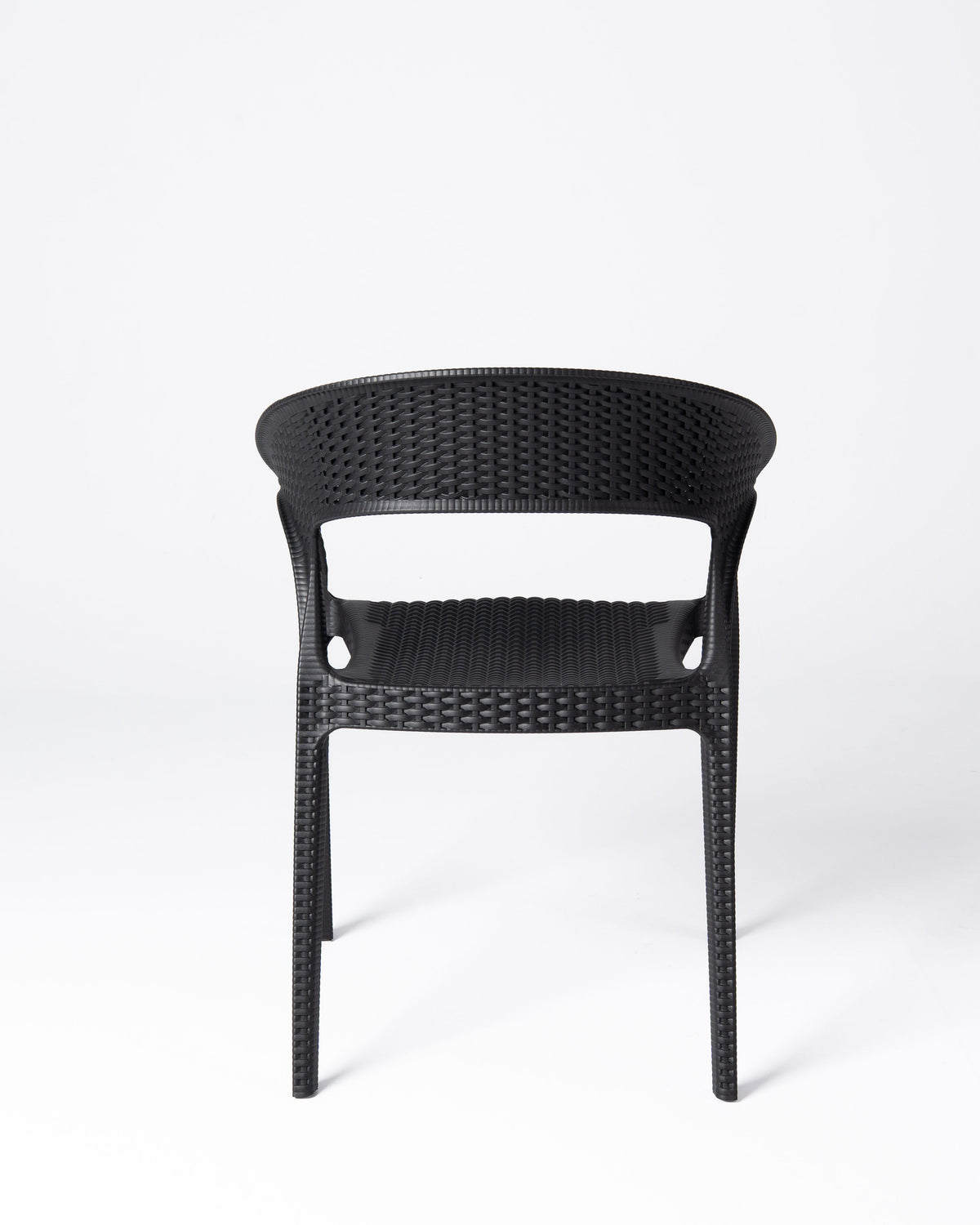 Silla Palmer — Polipropileno Negro | Terraza y Comedor