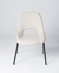 Silla Nerea — Tapizado | Base Metálica Negra | Comedor